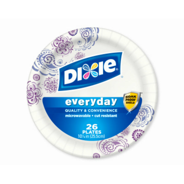 Dixie 15132 Everyday Disposable Paper Plates, Assorted, 10-1/16, 26-C –  Toolbox Supply